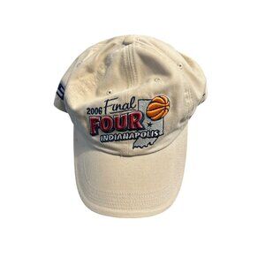 2006 NCAA LSU fighting tigers basketball Final Four Indianapolis Hat Beige Nike